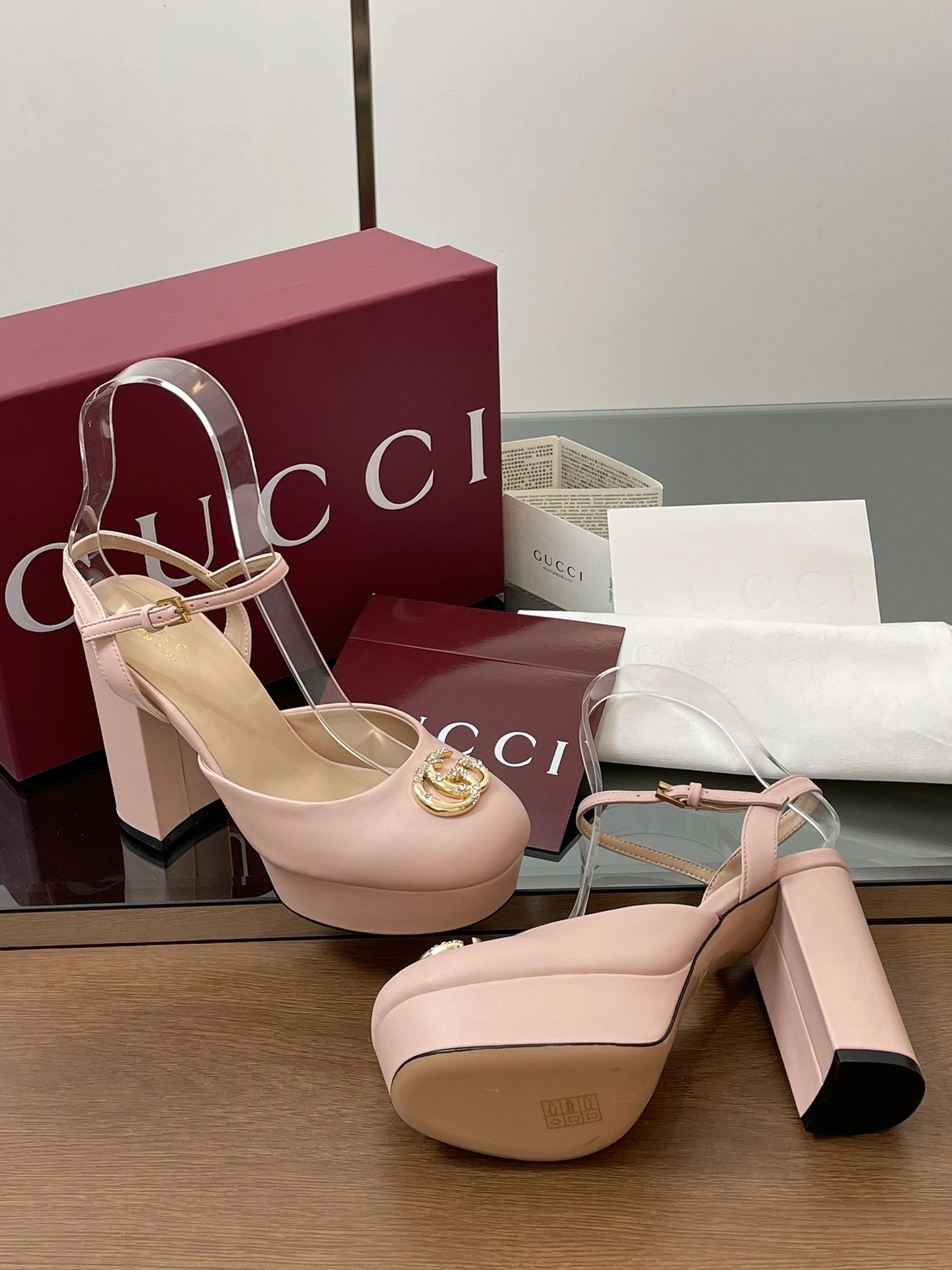 COCO-- 6u33i 813002 C9D00 6809 sheepskin Waterproof：3CM Heel height：11.5CM item:E-X187A0960